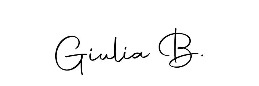 Also we have Giulia B. name is the best signature style. Create professional handwritten signature collection using Autography-DOLnW autograph style. Giulia B. signature style 10 images and pictures png