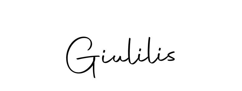 Create a beautiful signature design for name Giulilis. With this signature (Autography-DOLnW) fonts, you can make a handwritten signature for free. Giulilis signature style 10 images and pictures png