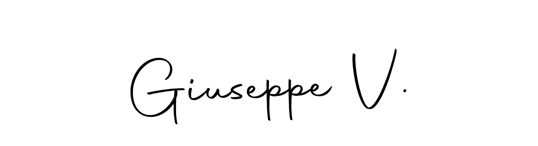 if you are searching for the best signature style for your name Giuseppe V.. so please give up your signature search. here we have designed multiple signature styles  using Autography-DOLnW. Giuseppe V. signature style 10 images and pictures png