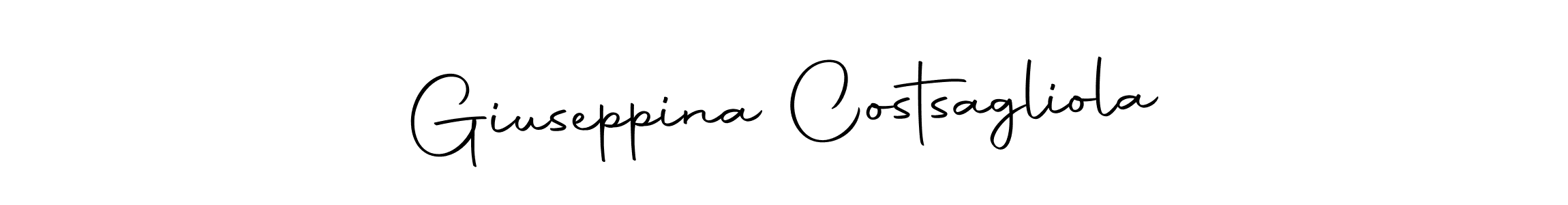 This is the best signature style for the Giuseppina Costsagliola name. Also you like these signature font (Autography-DOLnW). Mix name signature. Giuseppina Costsagliola signature style 10 images and pictures png
