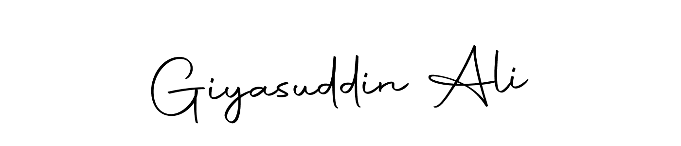 Create a beautiful signature design for name Giyasuddin Ali. With this signature (Autography-DOLnW) fonts, you can make a handwritten signature for free. Giyasuddin Ali signature style 10 images and pictures png