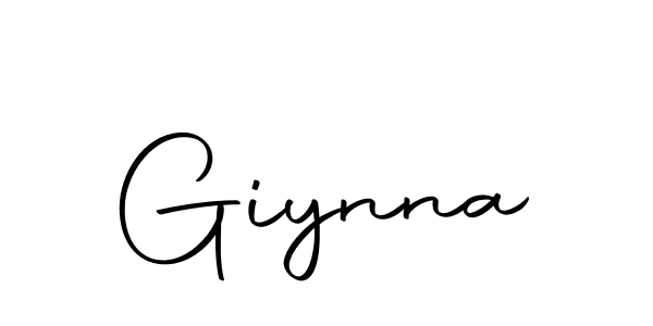 Create a beautiful signature design for name Giynna. With this signature (Autography-DOLnW) fonts, you can make a handwritten signature for free. Giynna signature style 10 images and pictures png