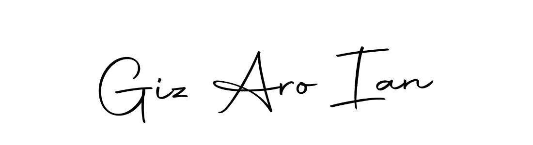 Also we have Giz Aro Ian name is the best signature style. Create professional handwritten signature collection using Autography-DOLnW autograph style. Giz Aro Ian signature style 10 images and pictures png