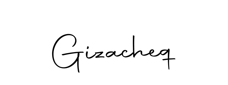 Create a beautiful signature design for name Gizacheq. With this signature (Autography-DOLnW) fonts, you can make a handwritten signature for free. Gizacheq signature style 10 images and pictures png