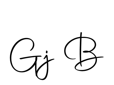 Use a signature maker to create a handwritten signature online. With this signature software, you can design (Autography-DOLnW) your own signature for name Gj B. Gj B signature style 10 images and pictures png