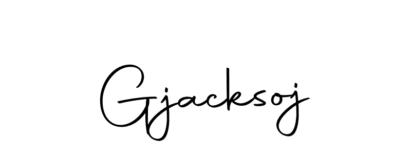 You should practise on your own different ways (Autography-DOLnW) to write your name (Gjacksoj) in signature. don't let someone else do it for you. Gjacksoj signature style 10 images and pictures png