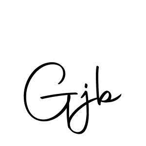 You should practise on your own different ways (Autography-DOLnW) to write your name (Gjb) in signature. don't let someone else do it for you. Gjb signature style 10 images and pictures png