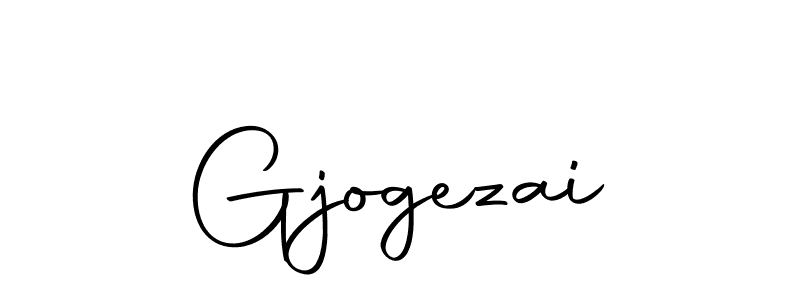 Gjogezai stylish signature style. Best Handwritten Sign (Autography-DOLnW) for my name. Handwritten Signature Collection Ideas for my name Gjogezai. Gjogezai signature style 10 images and pictures png