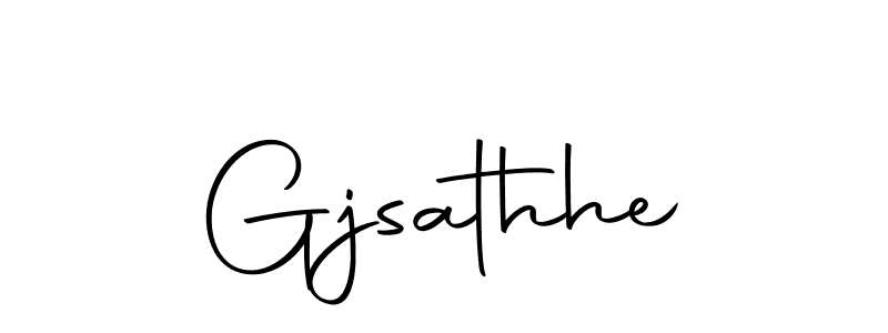 Design your own signature with our free online signature maker. With this signature software, you can create a handwritten (Autography-DOLnW) signature for name Gjsathhe. Gjsathhe signature style 10 images and pictures png