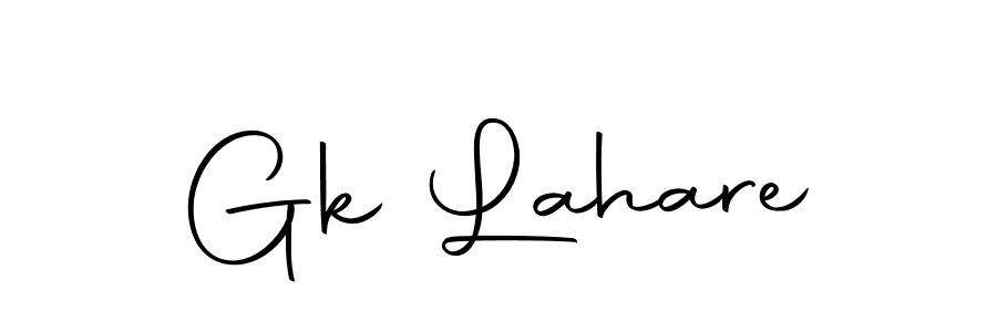 The best way (Autography-DOLnW) to make a short signature is to pick only two or three words in your name. The name Gk Lahare include a total of six letters. For converting this name. Gk Lahare signature style 10 images and pictures png