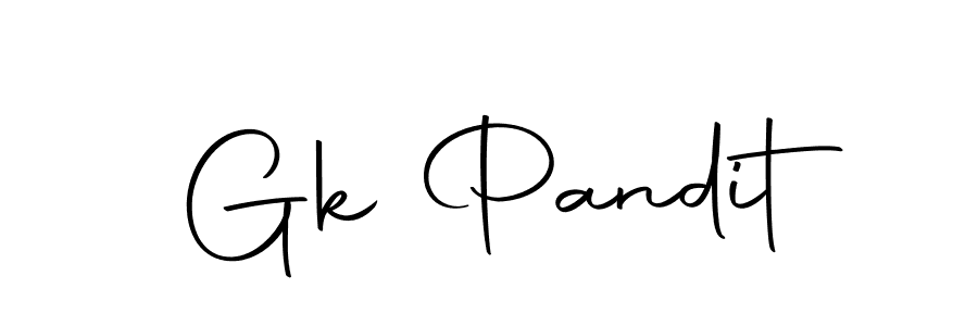 How to make Gk Pandit name signature. Use Autography-DOLnW style for creating short signs online. This is the latest handwritten sign. Gk Pandit signature style 10 images and pictures png