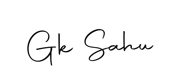 Gk Sahu stylish signature style. Best Handwritten Sign (Autography-DOLnW) for my name. Handwritten Signature Collection Ideas for my name Gk Sahu. Gk Sahu signature style 10 images and pictures png