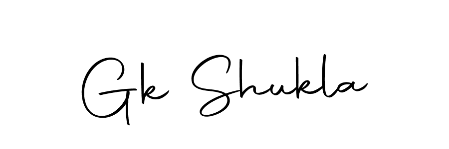 Design your own signature with our free online signature maker. With this signature software, you can create a handwritten (Autography-DOLnW) signature for name Gk Shukla. Gk Shukla signature style 10 images and pictures png