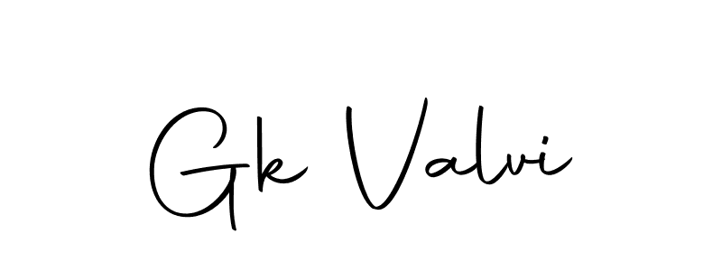 You can use this online signature creator to create a handwritten signature for the name Gk Valvi. This is the best online autograph maker. Gk Valvi signature style 10 images and pictures png