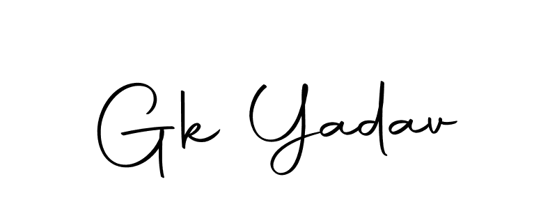 You should practise on your own different ways (Autography-DOLnW) to write your name (Gk Yadav) in signature. don't let someone else do it for you. Gk Yadav signature style 10 images and pictures png