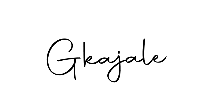 Design your own signature with our free online signature maker. With this signature software, you can create a handwritten (Autography-DOLnW) signature for name Gkajale. Gkajale signature style 10 images and pictures png