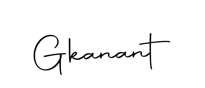 How to make Gkanant name signature. Use Autography-DOLnW style for creating short signs online. This is the latest handwritten sign. Gkanant signature style 10 images and pictures png