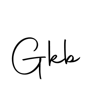 Make a beautiful signature design for name Gkb. With this signature (Autography-DOLnW) style, you can create a handwritten signature for free. Gkb signature style 10 images and pictures png