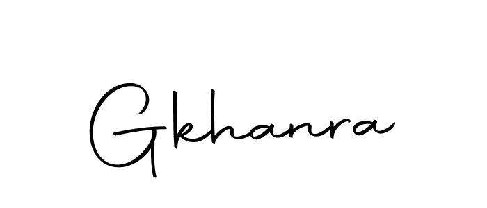 Use a signature maker to create a handwritten signature online. With this signature software, you can design (Autography-DOLnW) your own signature for name Gkhanra. Gkhanra signature style 10 images and pictures png