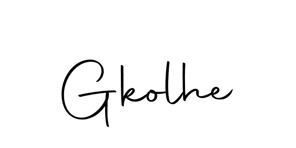 Design your own signature with our free online signature maker. With this signature software, you can create a handwritten (Autography-DOLnW) signature for name Gkolhe. Gkolhe signature style 10 images and pictures png