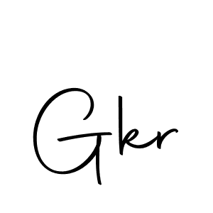 Make a beautiful signature design for name Gkr. With this signature (Autography-DOLnW) style, you can create a handwritten signature for free. Gkr signature style 10 images and pictures png