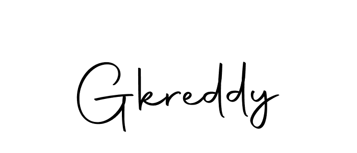 How to make Gkreddy name signature. Use Autography-DOLnW style for creating short signs online. This is the latest handwritten sign. Gkreddy signature style 10 images and pictures png