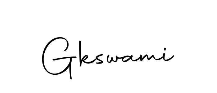 Create a beautiful signature design for name Gkswami. With this signature (Autography-DOLnW) fonts, you can make a handwritten signature for free. Gkswami signature style 10 images and pictures png