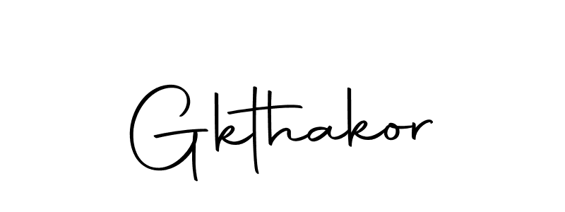 Design your own signature with our free online signature maker. With this signature software, you can create a handwritten (Autography-DOLnW) signature for name Gkthakor. Gkthakor signature style 10 images and pictures png