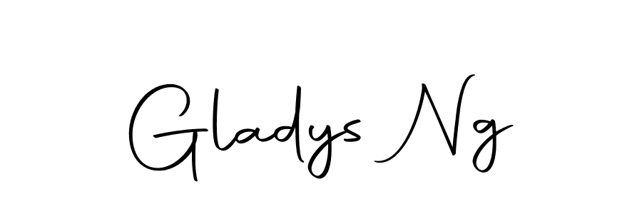 How to make Gladys Ng name signature. Use Autography-DOLnW style for creating short signs online. This is the latest handwritten sign. Gladys Ng signature style 10 images and pictures png