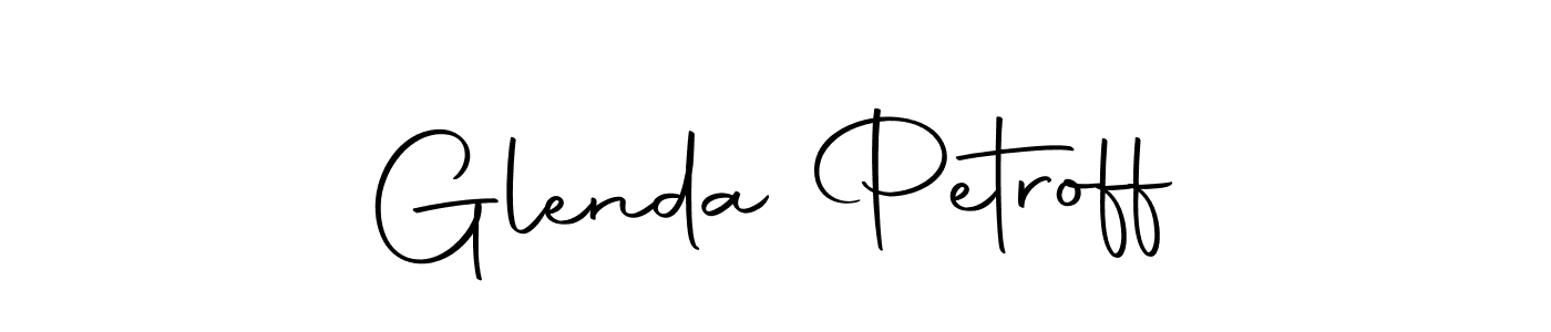 Make a beautiful signature design for name Glenda Petroff. With this signature (Autography-DOLnW) style, you can create a handwritten signature for free. Glenda Petroff signature style 10 images and pictures png