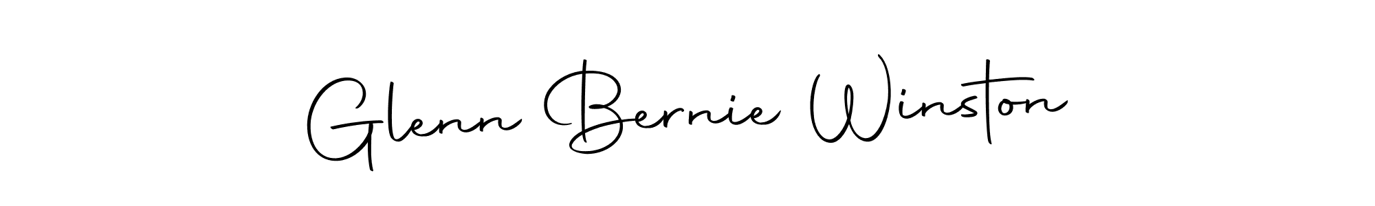 You should practise on your own different ways (Autography-DOLnW) to write your name (Glenn Bernie Winston) in signature. don't let someone else do it for you. Glenn Bernie Winston signature style 10 images and pictures png