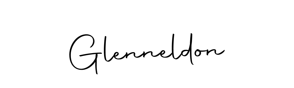 Design your own signature with our free online signature maker. With this signature software, you can create a handwritten (Autography-DOLnW) signature for name Glenneldon. Glenneldon signature style 10 images and pictures png