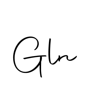 Gln stylish signature style. Best Handwritten Sign (Autography-DOLnW) for my name. Handwritten Signature Collection Ideas for my name Gln. Gln signature style 10 images and pictures png