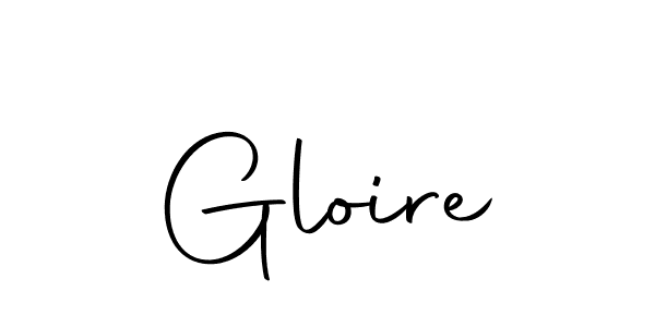 How to make Gloire signature? Autography-DOLnW is a professional autograph style. Create handwritten signature for Gloire name. Gloire signature style 10 images and pictures png