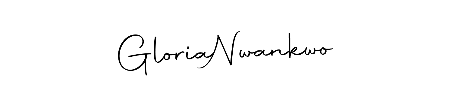 You can use this online signature creator to create a handwritten signature for the name Gloria  Nwankwo. This is the best online autograph maker. Gloria  Nwankwo signature style 10 images and pictures png