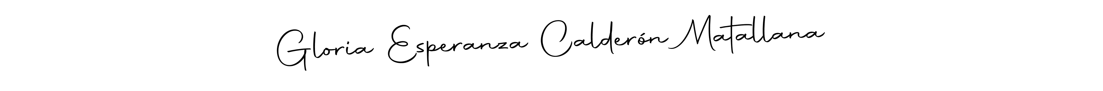 Here are the top 10 professional signature styles for the name Gloria Esperanza Calderón Matallana. These are the best autograph styles you can use for your name. Gloria Esperanza Calderón Matallana signature style 10 images and pictures png