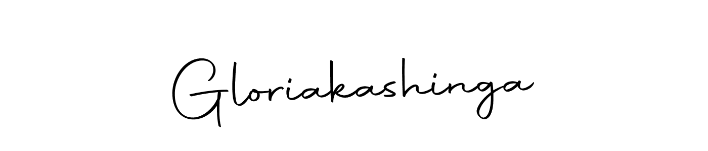 Design your own signature with our free online signature maker. With this signature software, you can create a handwritten (Autography-DOLnW) signature for name Gloriakashinga. Gloriakashinga signature style 10 images and pictures png