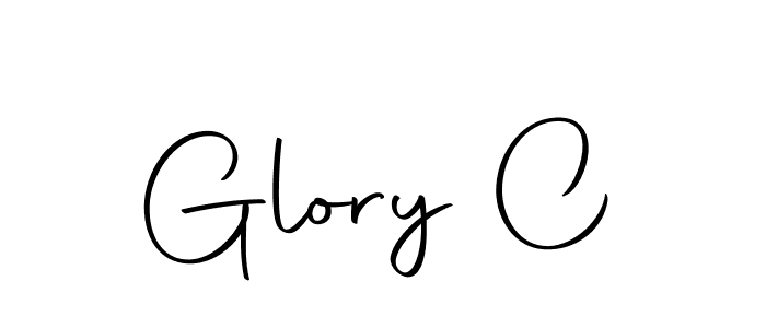 You should practise on your own different ways (Autography-DOLnW) to write your name (Glory C) in signature. don't let someone else do it for you. Glory C signature style 10 images and pictures png