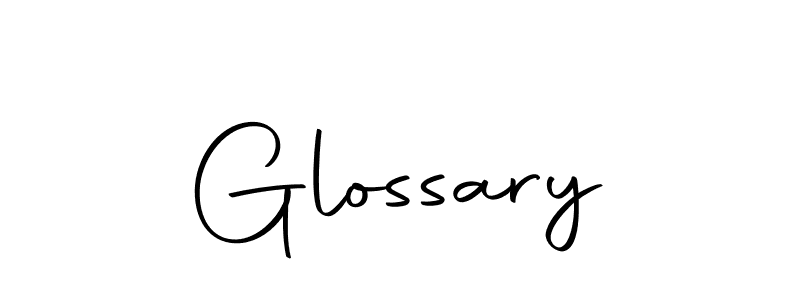 The best way (Autography-DOLnW) to make a short signature is to pick only two or three words in your name. The name Glossary include a total of six letters. For converting this name. Glossary signature style 10 images and pictures png