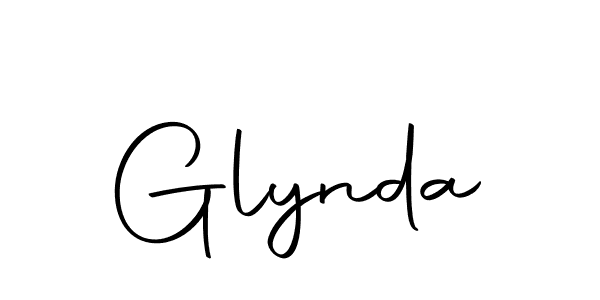 Use a signature maker to create a handwritten signature online. With this signature software, you can design (Autography-DOLnW) your own signature for name Glynda. Glynda signature style 10 images and pictures png