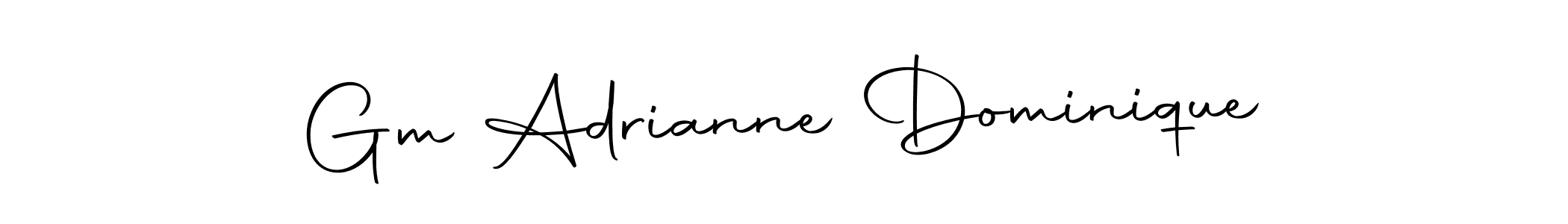 Also You can easily find your signature by using the search form. We will create Gm Adrianne Dominique name handwritten signature images for you free of cost using Autography-DOLnW sign style. Gm Adrianne Dominique signature style 10 images and pictures png