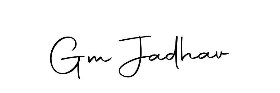 You can use this online signature creator to create a handwritten signature for the name Gm Jadhav. This is the best online autograph maker. Gm Jadhav signature style 10 images and pictures png