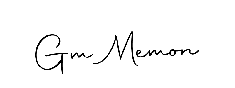 Also we have Gm Memon name is the best signature style. Create professional handwritten signature collection using Autography-DOLnW autograph style. Gm Memon signature style 10 images and pictures png