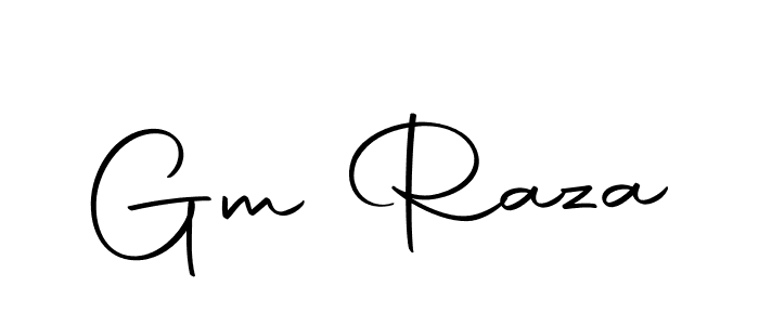How to make Gm Raza signature? Autography-DOLnW is a professional autograph style. Create handwritten signature for Gm Raza name. Gm Raza signature style 10 images and pictures png