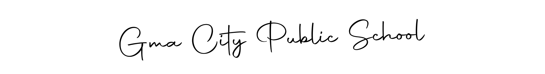 Also we have Gma City Public School name is the best signature style. Create professional handwritten signature collection using Autography-DOLnW autograph style. Gma City Public School signature style 10 images and pictures png