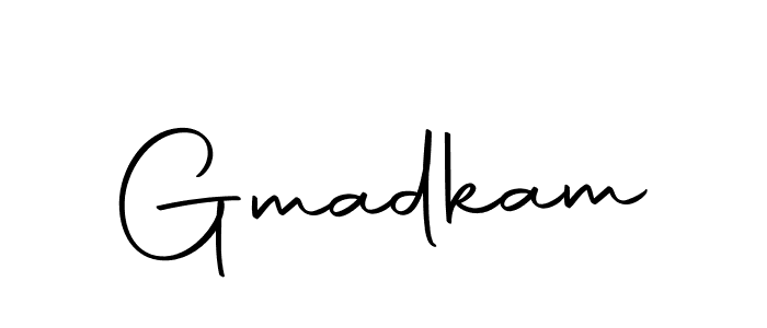if you are searching for the best signature style for your name Gmadkam. so please give up your signature search. here we have designed multiple signature styles  using Autography-DOLnW. Gmadkam signature style 10 images and pictures png