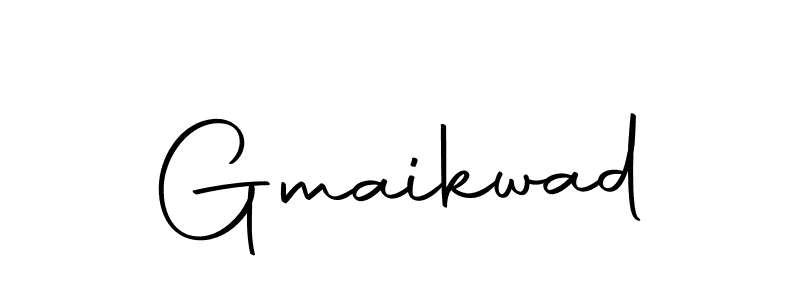 Use a signature maker to create a handwritten signature online. With this signature software, you can design (Autography-DOLnW) your own signature for name Gmaikwad. Gmaikwad signature style 10 images and pictures png