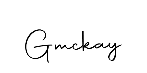 Create a beautiful signature design for name Gmckay. With this signature (Autography-DOLnW) fonts, you can make a handwritten signature for free. Gmckay signature style 10 images and pictures png