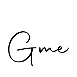 Make a beautiful signature design for name Gme. With this signature (Autography-DOLnW) style, you can create a handwritten signature for free. Gme signature style 10 images and pictures png