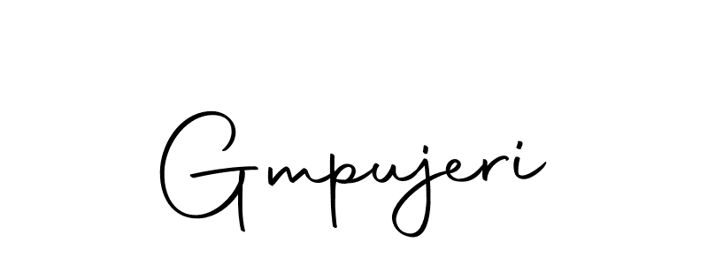 How to make Gmpujeri name signature. Use Autography-DOLnW style for creating short signs online. This is the latest handwritten sign. Gmpujeri signature style 10 images and pictures png